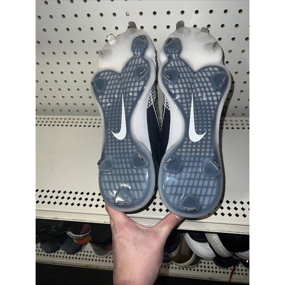 Nike Force Zoom Trout 7 Pro Mens Metal Baseball Cleats Size 13 Navy Blue White - Picture 7 of 8